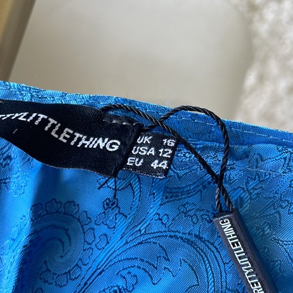 NWT PLT Blue side tie skirt - Picture 9 of 11